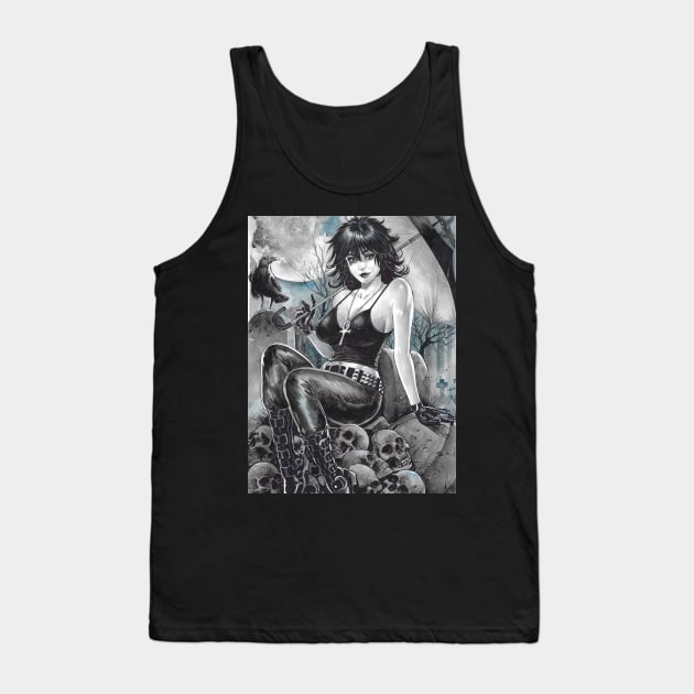 Death Tank Top by emilcabaltierra